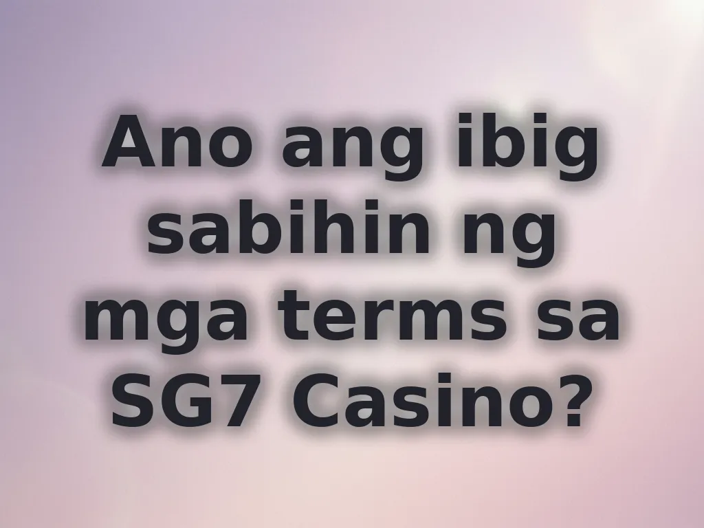 Betting Terms Guide