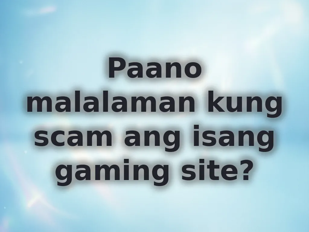 Identify Scams